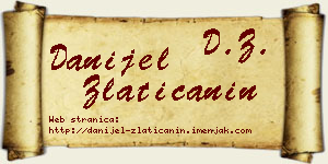 Danijel Zlatičanin vizit kartica